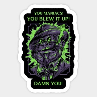 The planet of the apes - Ape artwork Sticker